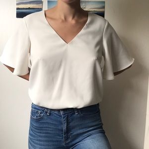 White professional blouse
